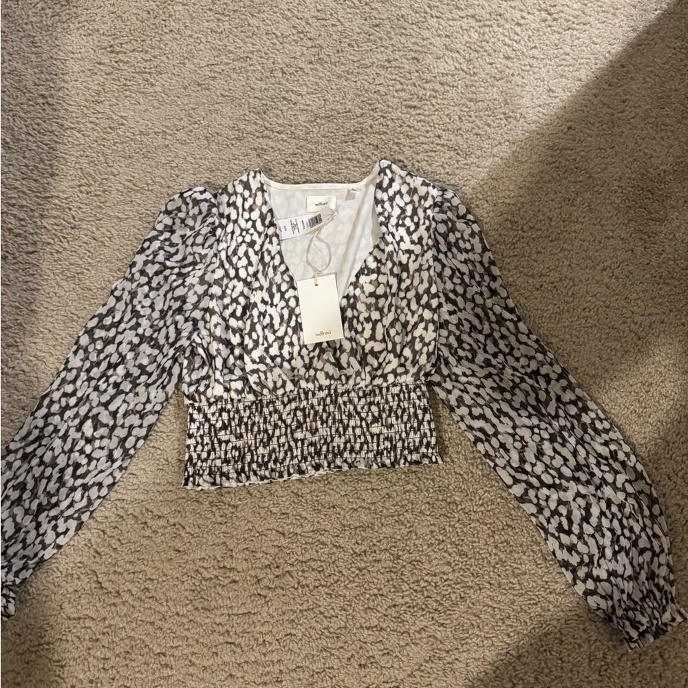 Wilfred White and Brown Wistful Blouse